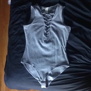 Lace up bodysuit h&m (2/$10)
